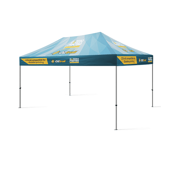 Oztrail Marquee compatible fit POLY Full Roof Printing - 3mx4.5m - Regular Print OZRPCR345-0