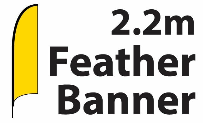 Banner Flag Feather Banner - 2.2m tall Frame Kit BFB22FRKIT-0