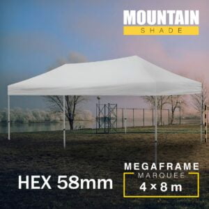 Heavy Duty Marquee 4x8m Gazebo Hex 58mm MF480-58A-978