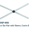 Scissor bar pair with sleeve and centre bolt - MF30SP 008