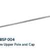 Centre upper pole and cap - MF58SP 004 440