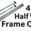 Marquee Accessories Half Wall 4.5m Frame Only - FRAME ONLY HW45M-FRAME-ONLY