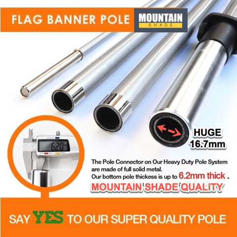 flag pole heavy duty