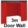 Stock POLY Material Door Wall type Marquee Wall Panel 3m -  3SINGWD-RED_3