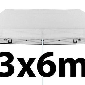 Marquee Roof 3m x 6m - WHITE