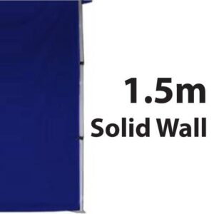 Stock Solid Wall - POLY Material Marquee Wall 1.5m - 15SINGWS-BLUE