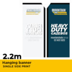 Banner Hanging Banner Printed Material only 2.2m S