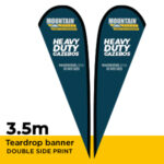 Tear Drop Print Material 3.5m DOUBLE Sided
