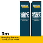 Banner Hanging Banner Printed Material only 3.0m D