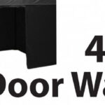 Stock POLY Material Door Wall type Marquee Wall Panel 4m 4SINGWD-BLACK