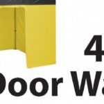 4m Plain Colour DOOR Walls