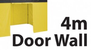 4m Plain Colour DOOR Walls