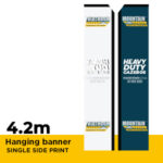 Hanging Printed Material only 4.2m Single Sided Print