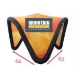 4x4m V-Tent Sealed Inflatable Wave Marquee