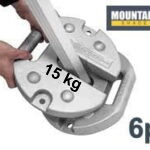 6 pc 15kg Marquee Accessories Steel Weight Package