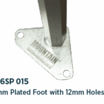 145mm Plated foot with 12mm Holes MF46SP 015