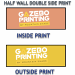 Printed Oztrail 3m HALF Wall DOUBLE Side print