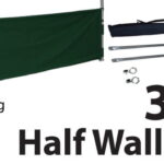 Marquee Accessories Half Wall Kit 3m Green -P&F