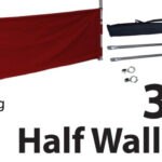 HW3M-RED-KIT inc Pole + Fabric