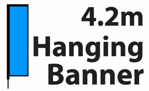 4.2m Hanging Banner