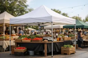 Commercial Gazebo for Markets That Works Hard