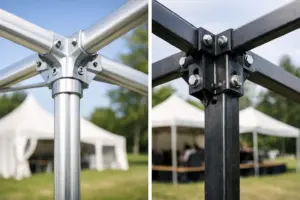Aluminium Versus Steel Frames for Outdoor Events