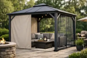 Gazebo Side Walls That Work Hard Outdoors
