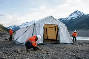 Emergency Tent Deployment for Tough Sites