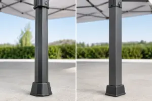 Hexagonal Versus Square Marquee Legs Compared