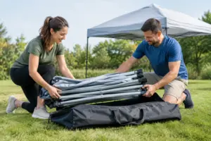 How to Pack a Folding Gazebo Without the Fight