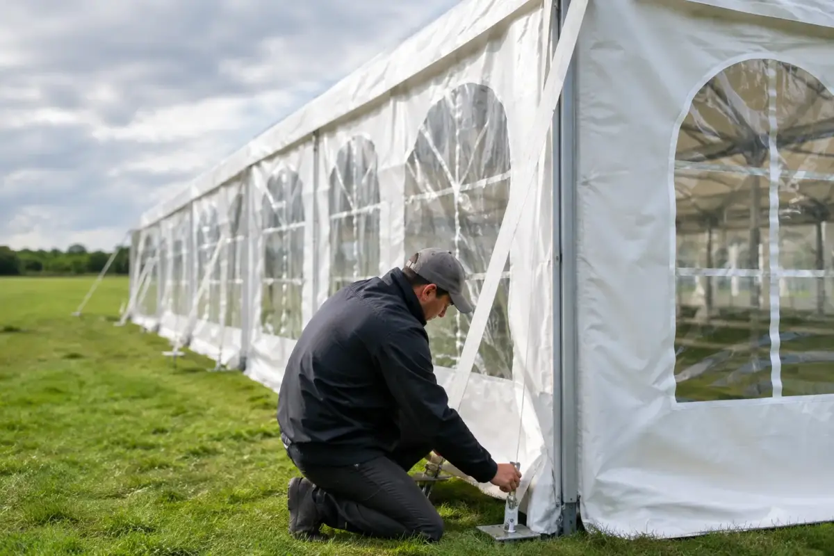 How to Secure Marquee Walls for Windy Events