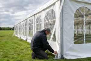 How to Secure Marquee Walls for Windy Events